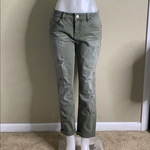Distressed Denim Pants
